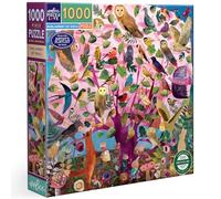 eeBoo Piece and Love Parliament of Owls 1000 piece square adult Jigsaw Puzzle