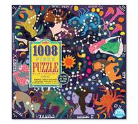 eeBoo Piece and Love Zodiac Constellation 1000 piece square adult Jigsaw Puzzle Glow in the Dark