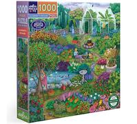 eeBoo Piece & Love: Alchemist's Orchard - 1000 Piece Puzzle - Adult Square Jigsaw, 23x23, Includes Image Reference Insert, Glossy Pieces