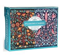 eeBoo Piece & Love: Birds & Flowers Playing Cards - Includes 2-52 Card Decks, Traditional Decks with Beautiful Artwork & Gilded Edges