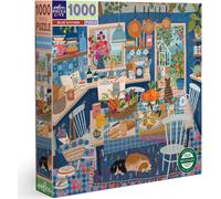 eeBoo - Puzzle 1000 pcs - Blue Kitchen - (EPZTBUK