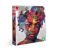 eeBoo PZTANG Angela 1000 Piece Jigsaw Puzzle for Adults Made from Recycled Cardboard, Multicolored