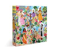 eeBoo PZTPOT Poet's Garden Jigsaw Puzzle for Adults, 1000 Piece - Recycled Cardboard Garden of Poets