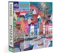 Eeboo - Scottish Isle 1000 Piece Jigsaw Puzzle - Adult 1000 Pieces Cardboard Jigsaw Puzzle Size 23" x 23"