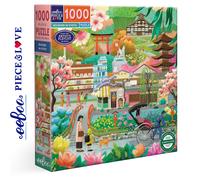 eeBoo SEASONS in KYOTO 1000 pc Square Jigsaw Puzzle Super Deluxe PZT696
