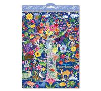 Eeboo SKTOL Tree of Life Sketchbook | 95LB / 140 GSM High quality uncoated drawing paper; a perfect for drawing, coloring, doodling & one-of-a-kind artwork