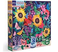 eeBoo Summer Bouquet Recycled Cardboard Jigsaw Adult 1000 Piece Colorful Puzzle-PZTSMB