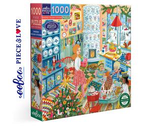 eeBoo SWEDISH HOLIDAY KITCHEN 1000 Piece Jigsaw Puzzle Christmas Sweden PZT750