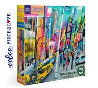eeBoo TIMES SQUARE 1000 Piece Jigsaw Puzzle for Adults New York City PZTTMS