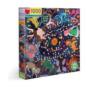 eeBoo Piece and Love Zodiac Constellation 1000 piece square adult Jigsaw Puzzle Glow in the Dark