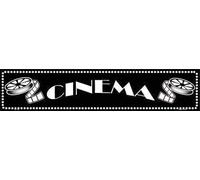 eedee Cinema Theater Funny Novelty Metal Tin Sign Retro Wall Decor for Home Gate Garden Bars Restaurants Cafes Office Store Pubs Club Vintage Sign Gift 4" x 16"