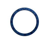 EEEBLBXNQ 1PC 38mmx31.5mm Flat Metal Watch Bezel Insert Ring Fits SKX007 SKX009 SRPD Case NH36 NH35 Movement Men Parts(02)