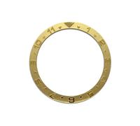 EEEBLBXNQ 1PC 38mmx31.5mm Flat Metal Watch Bezel Insert Ring Fits SKX007 SKX009 SRPD Case NH36 NH35 Movement Men Parts(03)