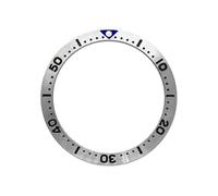 EEEBLBXNQ 1PC 38mmx31.5mm Flat Stainless Steel Bezel Insert Fit for SKX007 SKX009 SRPD SKX 6105 Men Watch Case Parts(01)