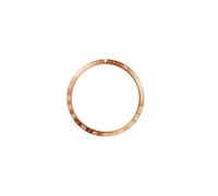 EEEBLBXNQ 1PC Metal Cover Bezel Ring Case for Galaxy Watch 6 44mm 40mm Classic 43mm 47mm Protector Steel Frame Bumper Accessories(E Rose Gold,Watch6 40MM)