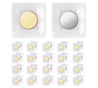 EEEKit 20 Pairs Sew in Magnets, Hidden Magnetic Snap Closure, PVC Invisible Magnetic Fastener for Thin Fabric, Bag Lining, Pocket Flap, Clothing Lining, DIY Sewing