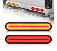 EEEKit 2PCS 100 LED Truck Trailer Tail Light,Waterproof 3 in 1 Neon Truck Sequential Flowing Turn Signal Brake Rear Tail Light for RV Truck Boat Trailer