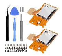 EEEKit 2PCS Micro SD Card Reader Replacement for Nintendo Switch HAC-SD-01, TF Memory Card Slot Reader Board Repair Kit