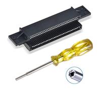 EEEKit 72 Pin NES Connector Replacement, NES Cartridge Slot with 3.8mm Screwdriver Bit Open Tool for Switch 8 Bit System