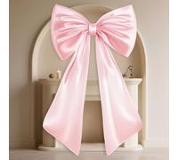 EEEKit Pink Bow Birthday Decorations, Bow Decor Large Bow for Room 35.4 x 24 Inches, 1 PCS