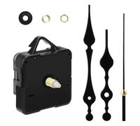 EEEKit Silent Quartz Clock Mechanism Kit, Battery Powered Clock Movement with Hands, High Torque Long Shaft for Replacement DIY Wall Clocks Repair Parts