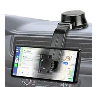 EEEKit Suction Cup Car Mount for CarPlay Screen, 360° Rotation Carplay Display Holder, Adjustable Windshield Dashboard Mount for Most 7-10.26in GPS Navigation Car Stereos