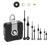 EEEKit Ticking Quartz Clock Mechanism Kit, Battery Powered Clock Movement, High Torque Long Shaft, 4 Pairs of Hands for Replacement DIY Wall Clocks Repair Parts