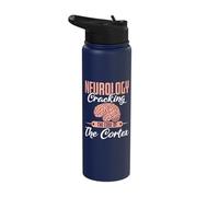 EEG Tech Neuroscience Neuro Nurse Brain Neurology Stainless Steel Insulated Water Bottle