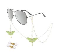 EegantCho Stylish Women's Eyeglasses Chain, Sunglasses & Eye Glasses Chain Holder & Lanyards, Reading Eyewear Retainer Strap (Butterfly)