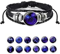 Eeiiey Gleym Manifestation Spirit Zodiac Constellation Bracelet - Adjustable Universe Design, Jewelry Gifts for Unisex