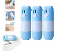 Eeiiey Thermal Paper Correction Fluid with Unboxing Knife - Thermal Paper Data Protection Fluid,Portable Information Anti-Leakage Protection Correction Fluid for Package Labels,Bills (3 Pcs)