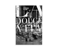 EEILASE La Dolce Vita Movie Poster Wall Art Decorative Canvas Posters 16x24inch(40x60cm) Unframe-La Dolce Vita