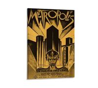EEILASE Metropolis (re-release Movie Poster Wall Art Decorative Canvas Posters 24x36inch(60x90cm) Frame-Metropolis (re-release