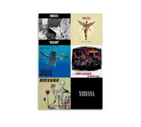 EEILASE Nirvana Albums Poster Wall Art Decorative Canvas Posters 12x18inch(30x45cm) Unframe-Nirvana