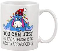 Eeiyore You Can Just Kiss My Ass Coffee Mug Rude Sweary Office Work Gift Sassy Wife