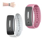 EEJBYTDI Slimpulse, Slimpulse Ultrasonic Wristband, Slim Pulse Wristband Ultrasonic electronic mosquito repellent bracelet (2 pieces B)