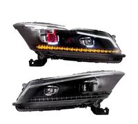 Eejghfwq Car Headlamp Assembly For Accord 8Th For Gen 2008-2012 With The Start Up Animation Demon Eyes Front Lamp Assembly Car LED Headlights
