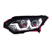 Eejghfwq Car Headlamp Assembly For HRV For HR-V For Vezel 2015-2018 LED Auto Headlight Assembly Upgrade Angel Eye Design Signal Lamp Tool Accessories Car Lights Car Headlights Assembly(Bulb)