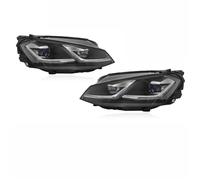 Eejghfwq Car HeadLight Assembly For VW For GOLF 7 Halogen Xenon For GTI Front Headlights DRL Turning Signal Head Lamp LED Car Headlight Assembly(Hella 5 -No Bulb,Xenon Silver LHD)