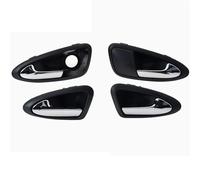 Eejghfwq Car Inner Handle for Seat for Ibiza for 6J 2010-2022 Left Right Black Door Handles Auto Inner Door Handles ABS 6J1837113AAH1 Car Interior Door Handles(4Piece)