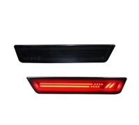 Eejghfwq Car Rear Reflector Light For Dodge For Challenger For Charger 2008-2014 Front Bumper 3D Optic LED Side Marker Lights Assembly T10 12V Rear Reflector Fog Light(2PCS Rear Red)