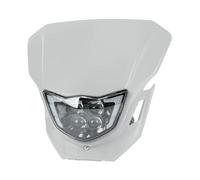 Eejghfwq Motorcycle Headlight Headlamp For WR YZ 250 450F 250F For CQR250 Motorcycle LED Headlight Headlight Assembly Parts Dirt Bike Motocross(White)