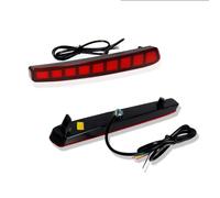 Eejghfwq Rear Bumper Reflector Light For Corolla LE SE Sedan 19-25 LED Rear Bumper Reflector Light Car Strop Brake Warning Start-up Dynamic Turn Signal Lamp(A Red Lens)