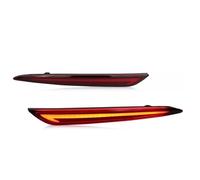 Eejghfwq Rear Bumper Reflector Light For Fusion For Mondeo 5 MK5 2013-2018 2pcs Car LED Rear Bumper Lamps Brake Reflector Fog Lights Turn Signal(Red Lens)