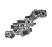 Eejghfwq Taillight Base For Peugeot 307 Hatchback 2008-2013 1 Pc Left/Right ABS Black Rear Tail Lamp Circuit Board Rear Light Circuit Board(Left)