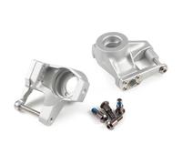 eejinwen Aluminum Steering Knuckle Set Clear Black for Ax-ial SCX10 II AR44 for Van-quish VS4-10 for Rock-jock F9 F10T D44 HD44 Straight Axle(Clear)