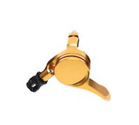 eejinwen Folding Bike Handlebar Finger Dial For Brom-pton P for Line C Line Left Hand Side Shifter For External Transmission 2-5 Speeds(Golden)