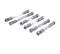 eejinwen For Arrma 1/8 for MOJAVE 4X4 4S BLX Steel Turnbuckle & Rod End Set (6) ARA330801 ARA330802 ARA330791 Rc Car Upgrade Parts(Titanium)