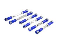 eejinwen For Arrma 1/8 for MOJAVE 4X4 4S BLX Steel Turnbuckle & Rod End Set (6) ARA330801 ARA330802 ARA330791 Rc Car Upgrade Parts(Blau)