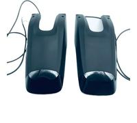 eejinwen For Wolf GT Rear Fender with Taillight Turn Signal Light Turning Mudguard for Kaabo for Wolf King GT for Warrior PRO PLUS Electric Scooter(2x GT Rear Fender)